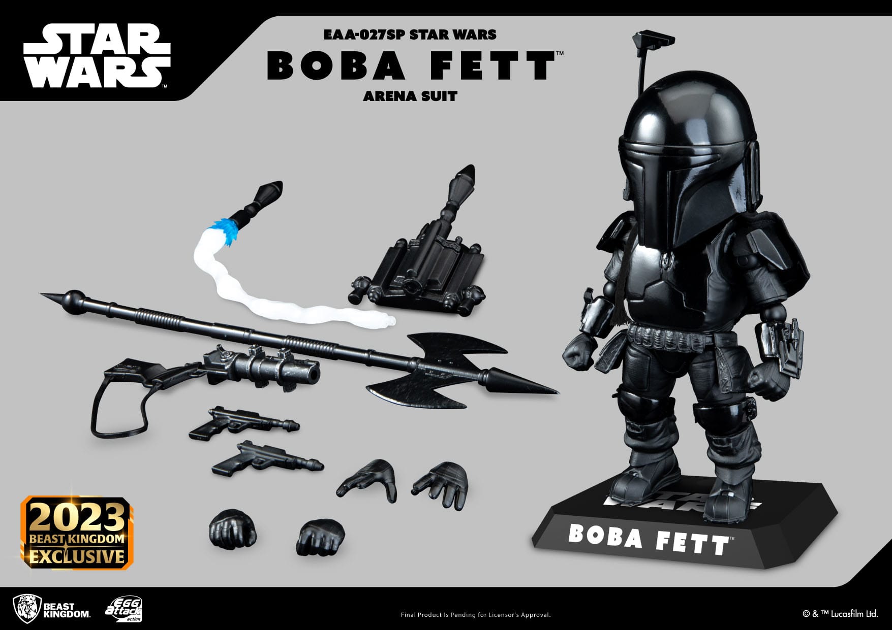 Boba Fett Minifigur aus Star Wars - Egg Attack