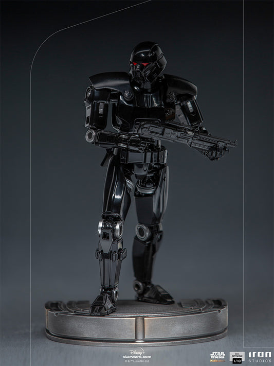 Dark Trooper Statue Star Wars Disney Mandalorian Art Scale 1/10 Figur