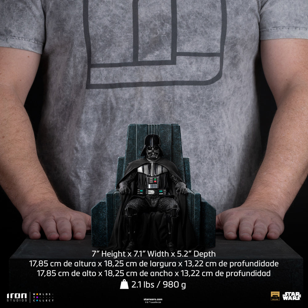 Darth Vader on Throne Statue Star Wars Art Scale 1/10 Figur