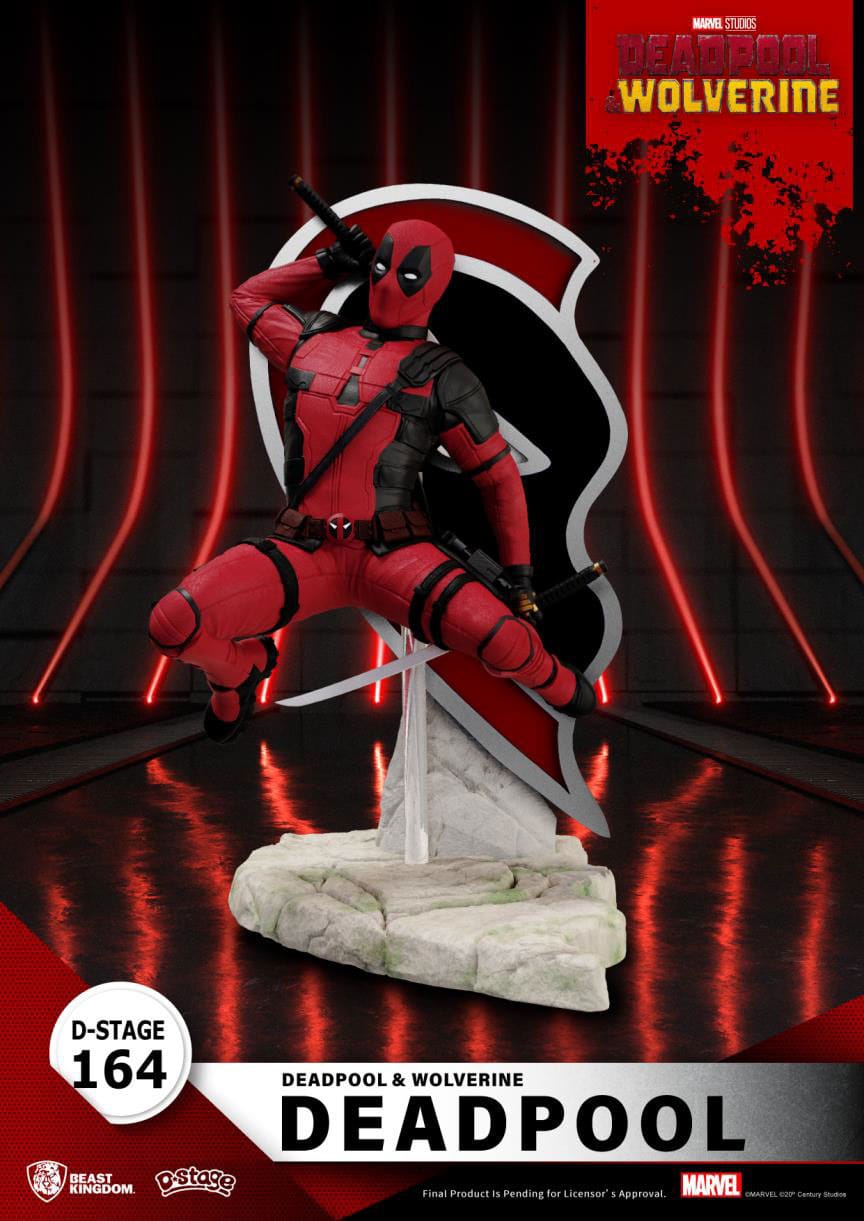Deadpool Statue aus Deadpool 3 Marvel 16cm D-Stage Figur
