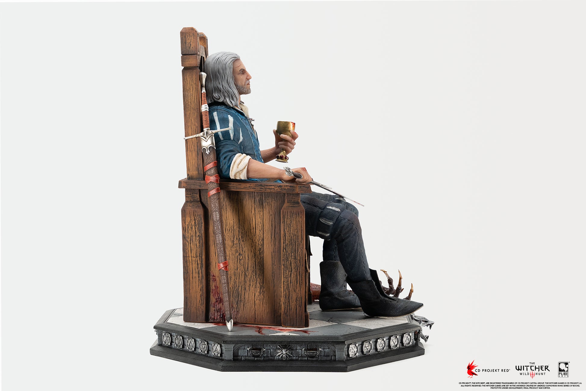 Geralt Statue aus The Witcher 3 1/6 Figur