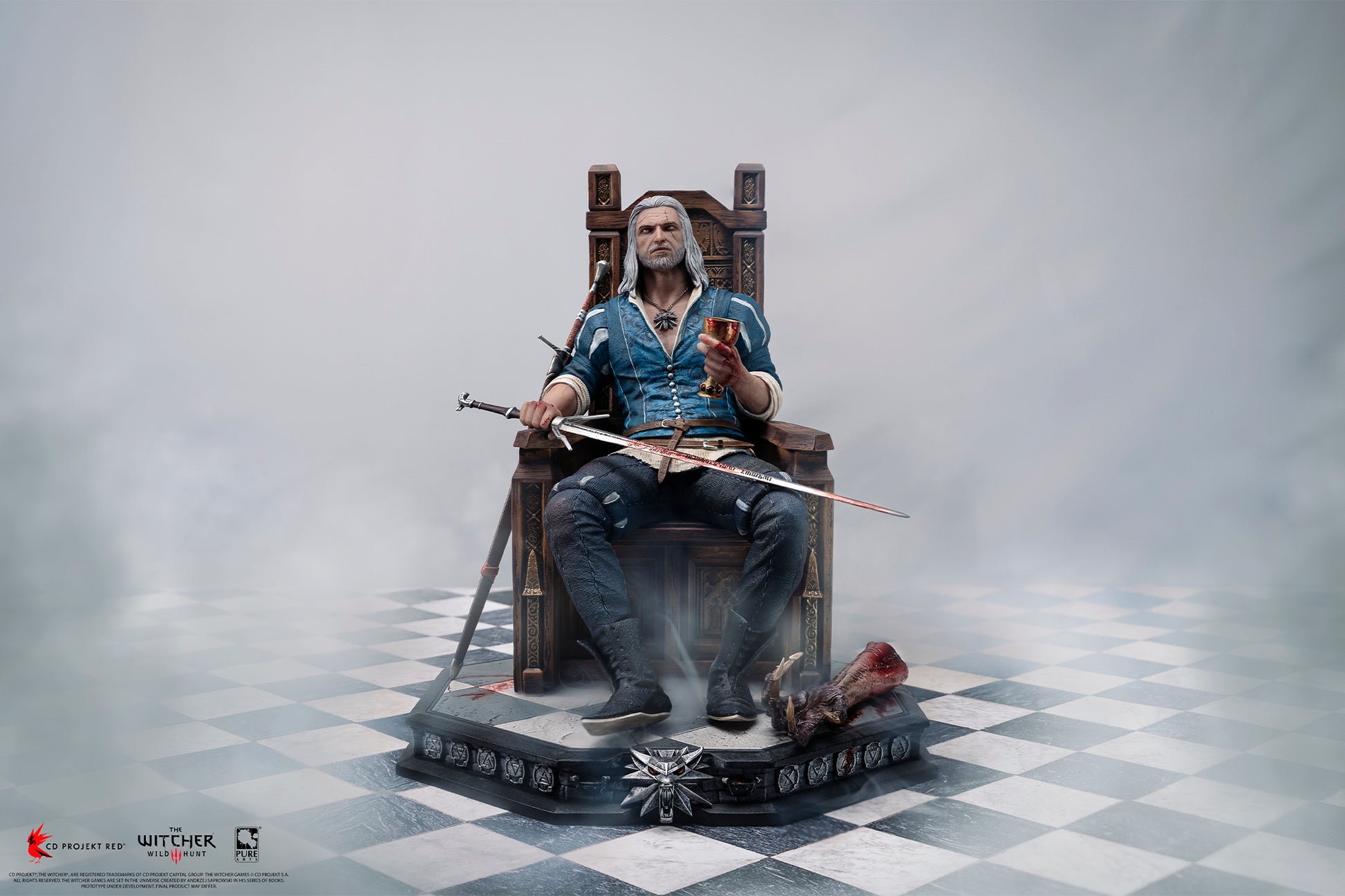 Geralt Statue aus The Witcher 3 1/6 Figur