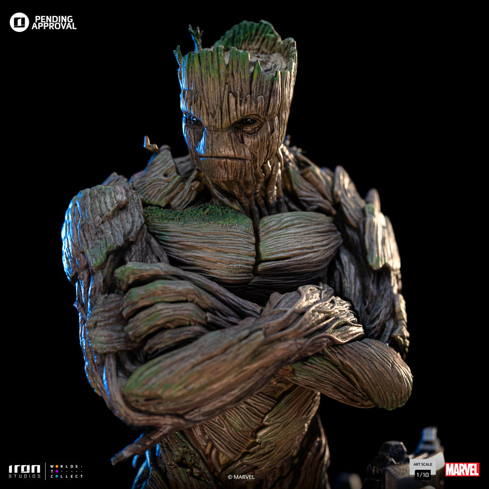 Groot Statue aus Marvel Guardians of the Galaxy Vol. 3 als Art Scale 1/10 Figur