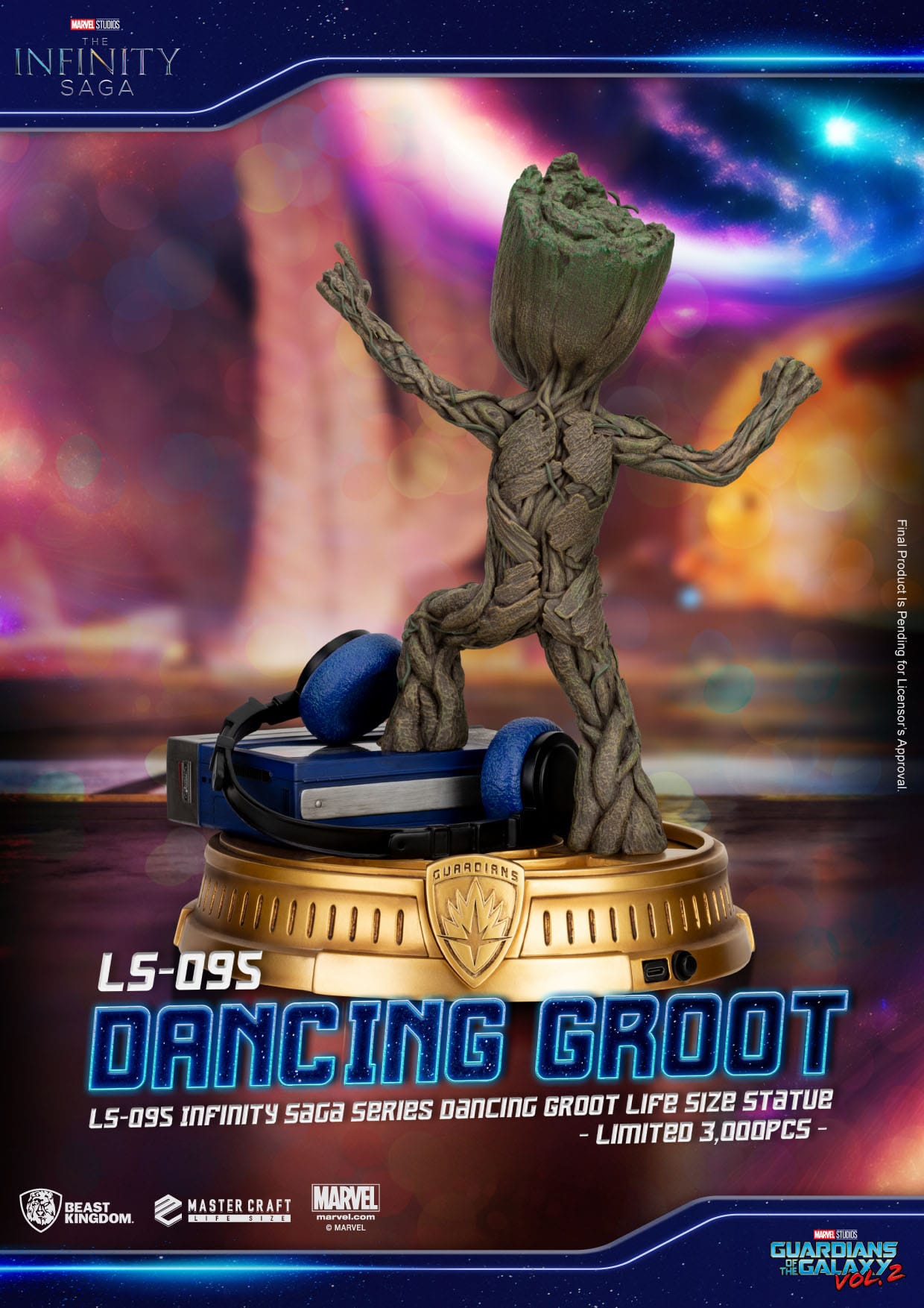 Groot Statue aus Marvel Guardians of the Galaxy Vol. 2 als 1/1 Figur