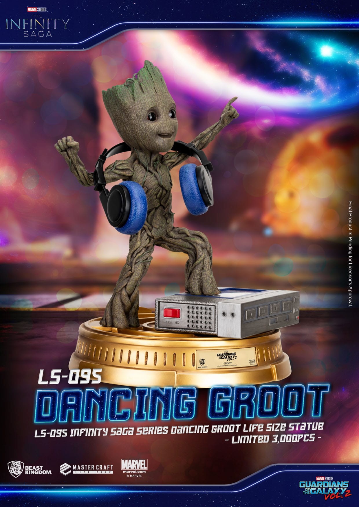 Groot Statue aus Marvel Guardians of the Galaxy Vol. 2 als 1/1 Figur