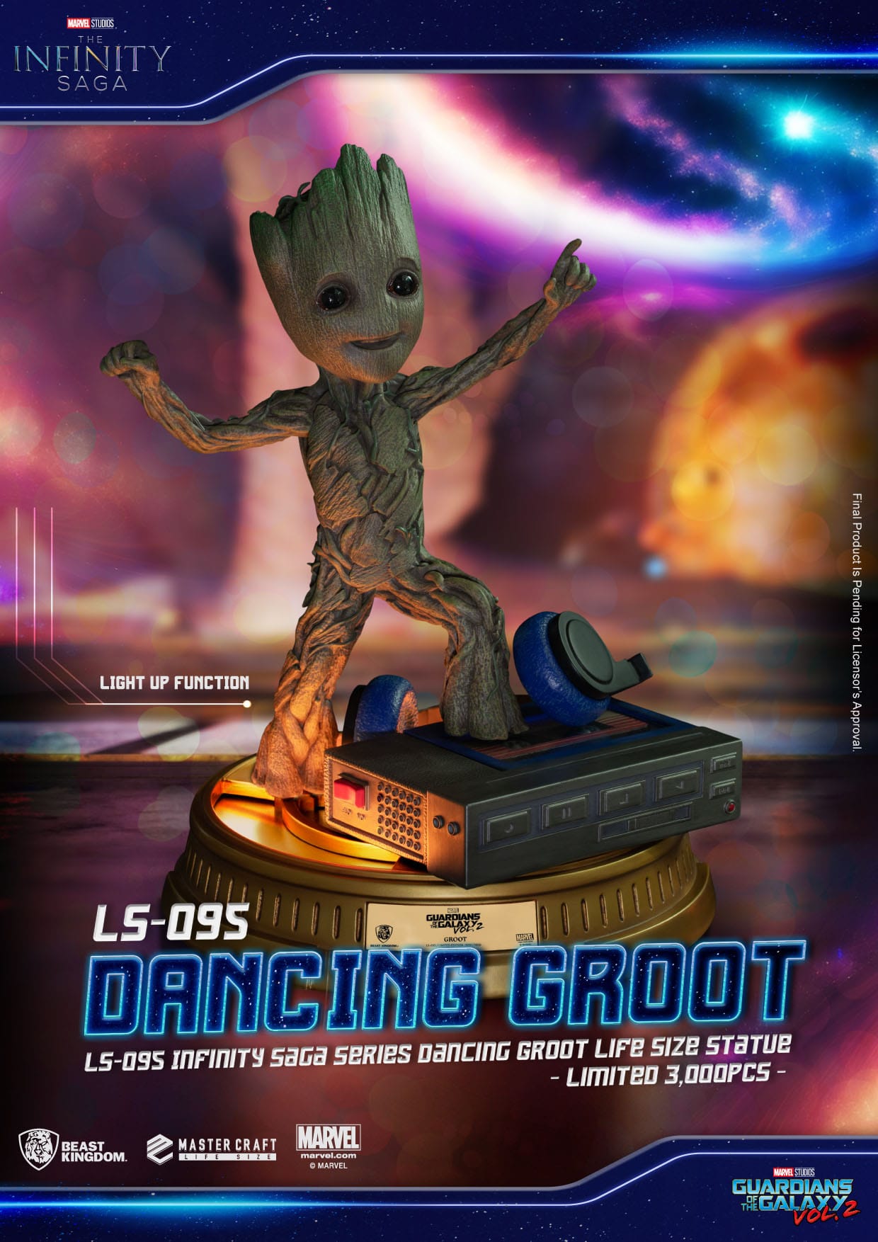Groot Statue aus Marvel Guardians of the Galaxy Vol. 2 als 1/1 Figur