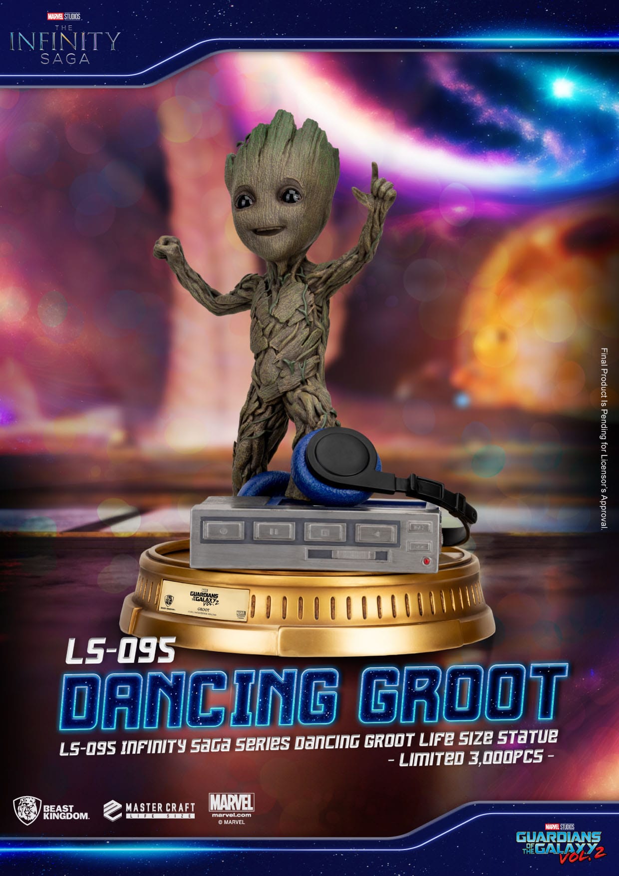 Groot Statue aus Marvel Guardians of the Galaxy Vol. 2 als 1/1 Figur
