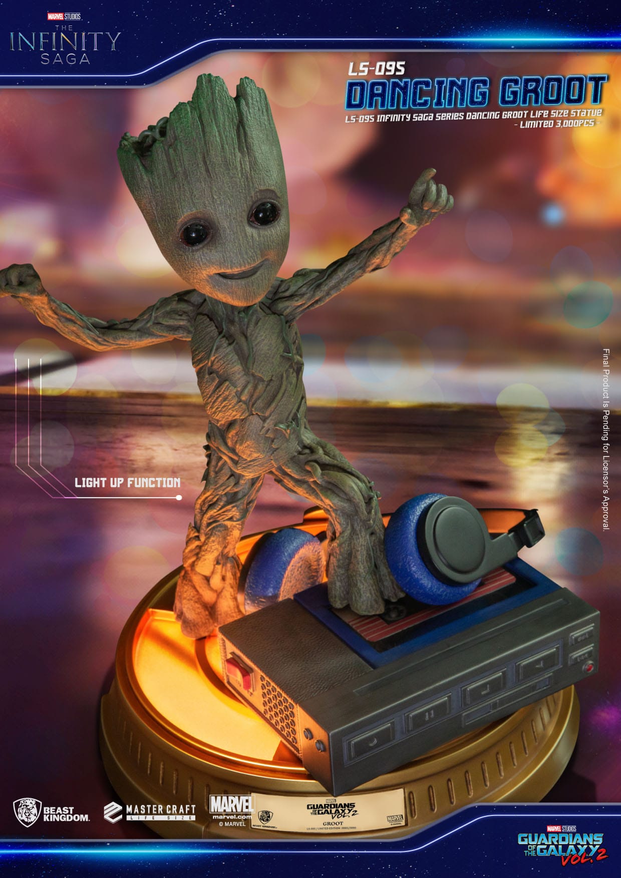 Groot Statue aus Marvel Guardians of the Galaxy Vol. 2 als 1/1 Figur