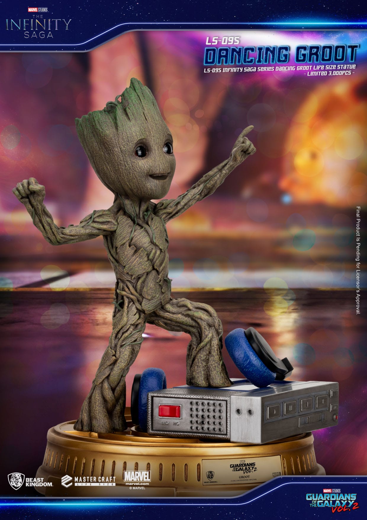 Groot Statue aus Marvel Guardians of the Galaxy Vol. 2 als 1/1 Figur