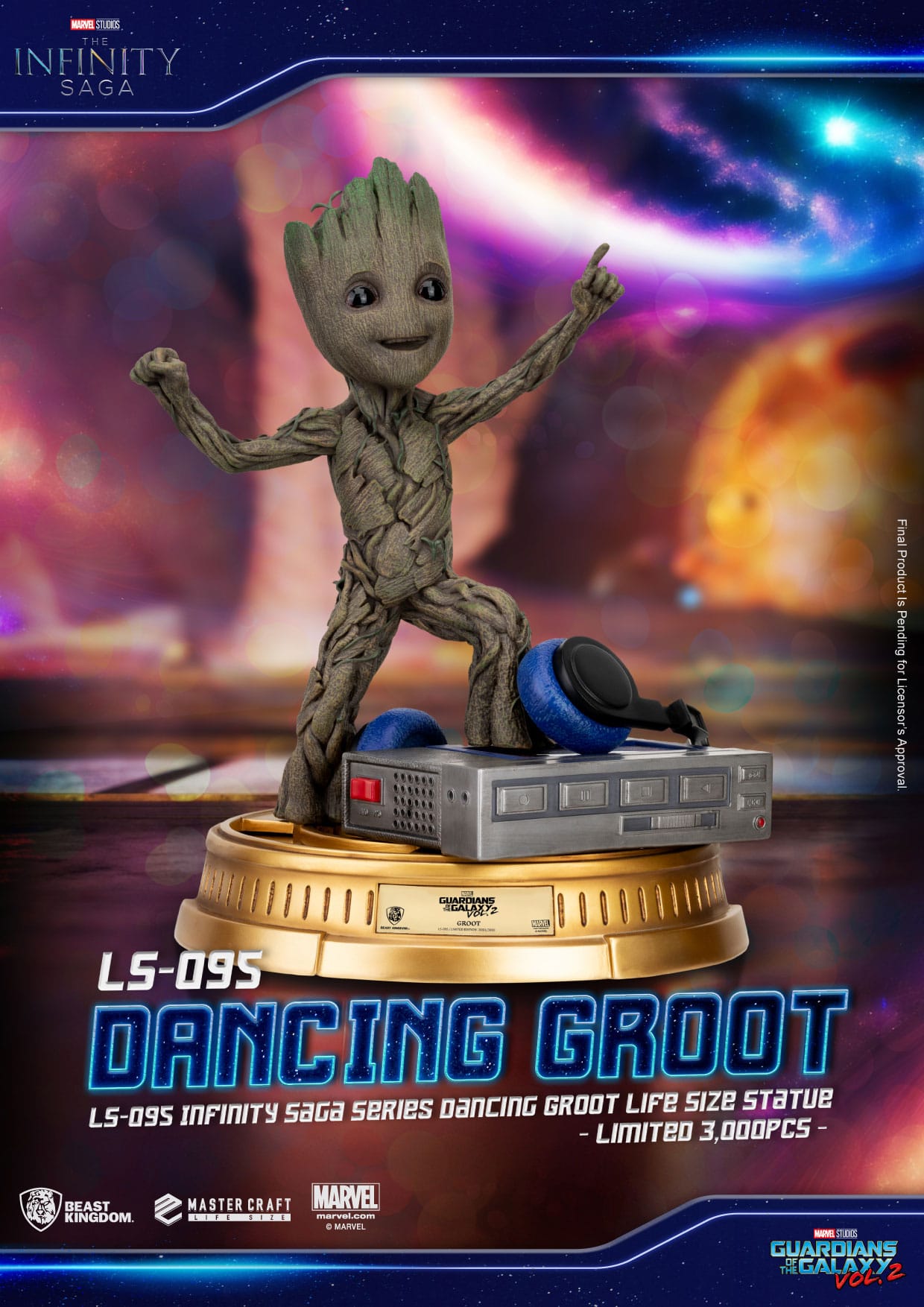 Groot Statue aus Marvel Guardians of the Galaxy Vol. 2 als 1/1 Figur