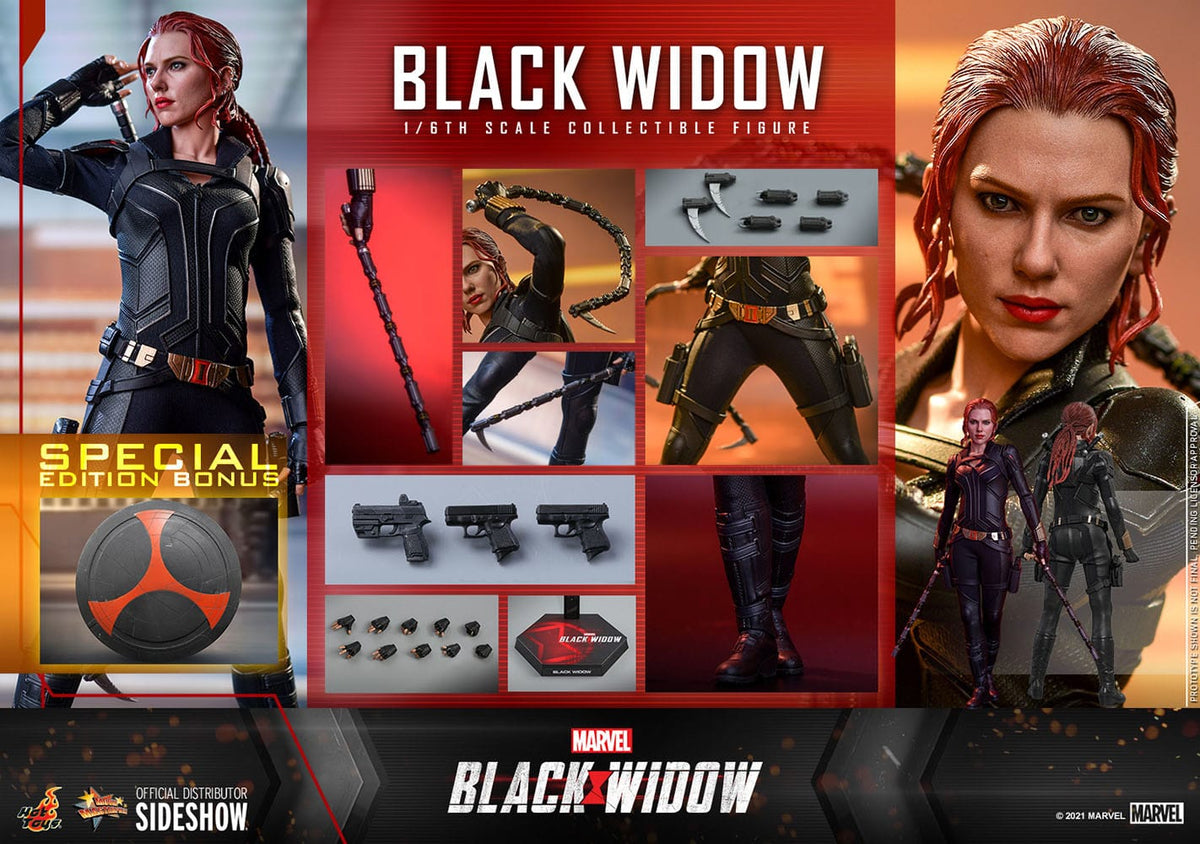 Black Widow Actionfigur Marvel Avengers Figur von Hot Toys