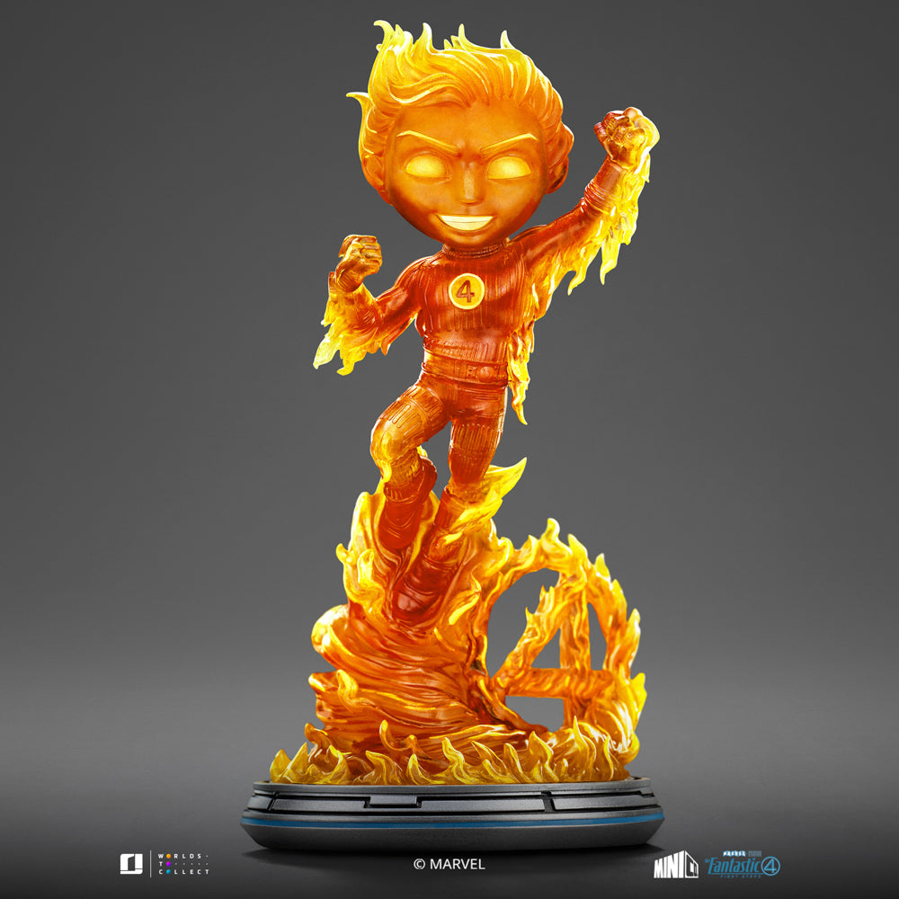 Human Torch Minifigur aus Marvel Fantastic Four: First Steps - Minico