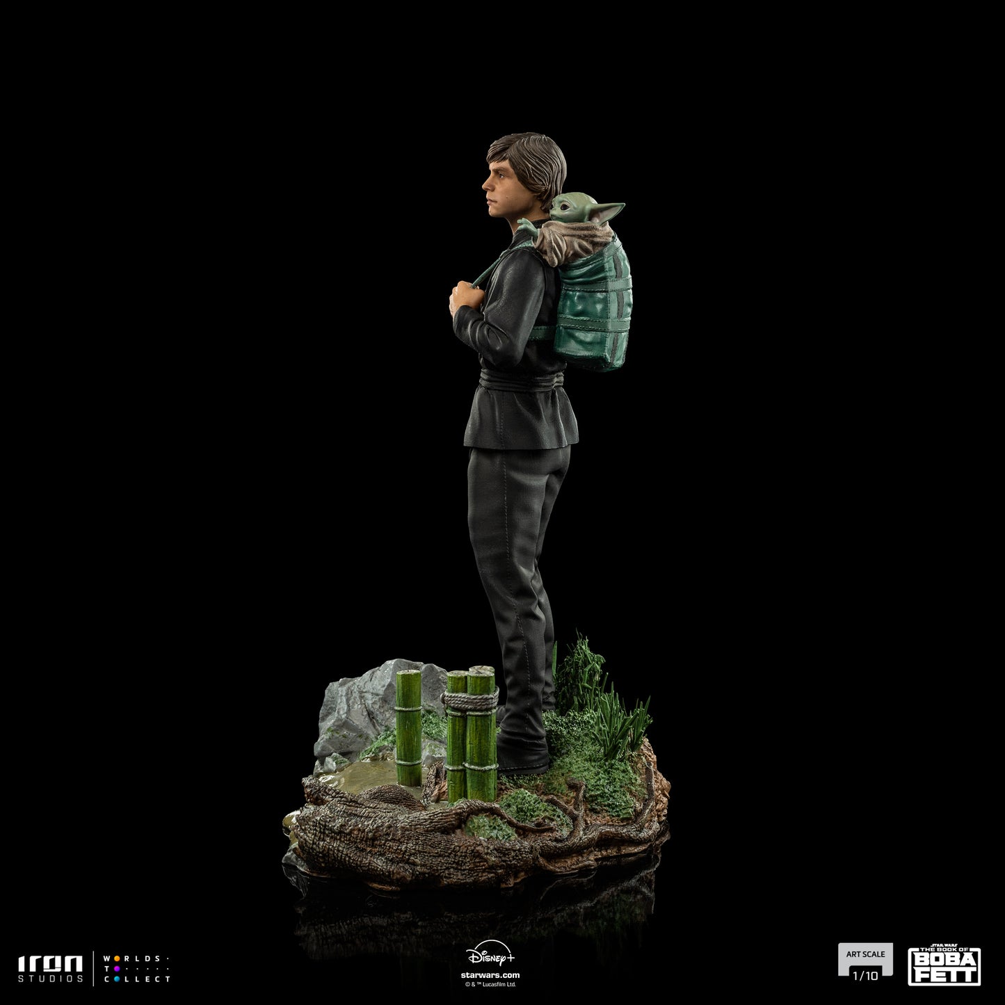 Luke Skywalker & Grogu Statue 1/10 (Book of Boba Fett) - Collectiblix