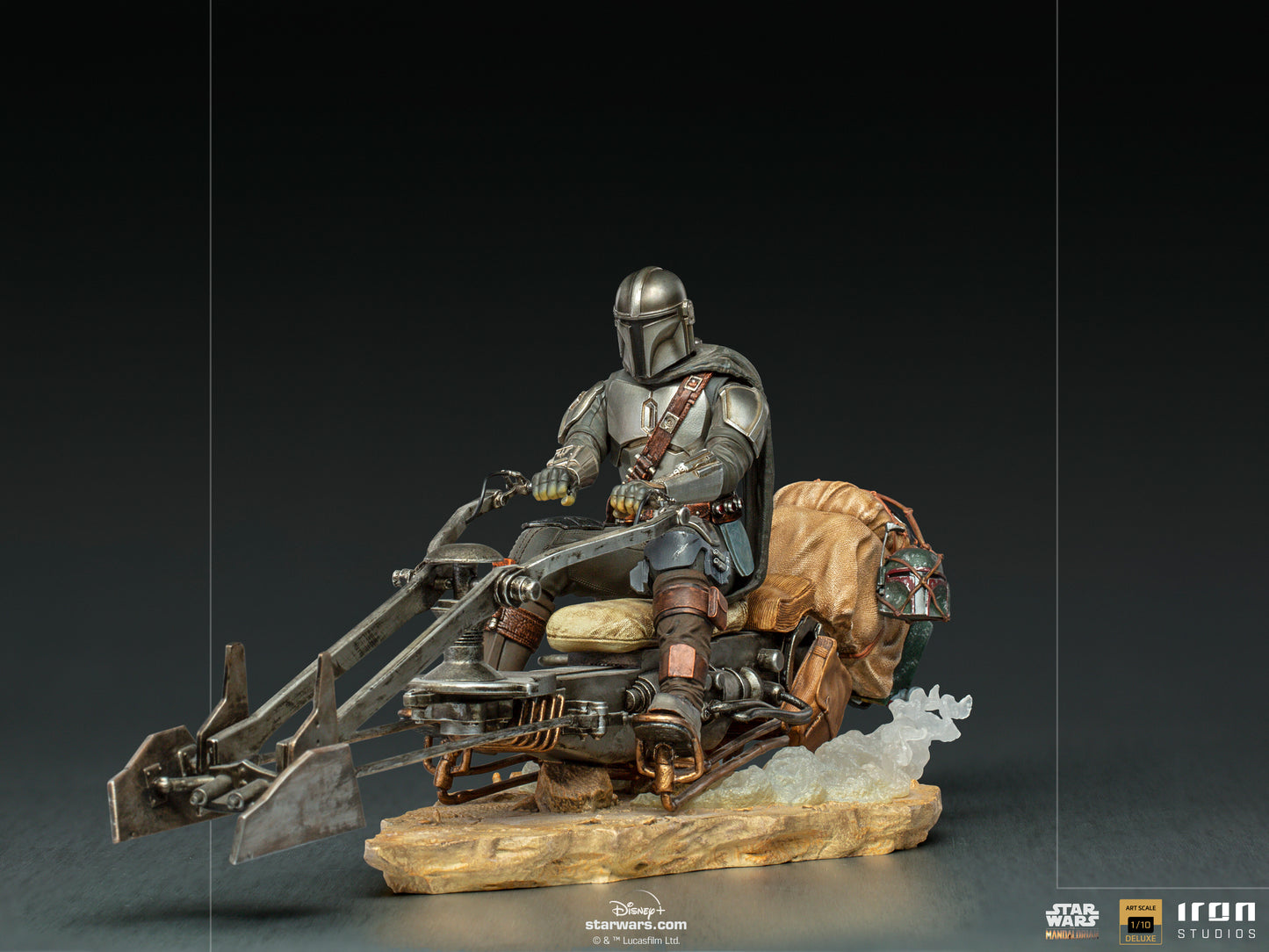Mandalorian auf Speederbike Statue 1/10 (The Mandalorian) - Collectiblix