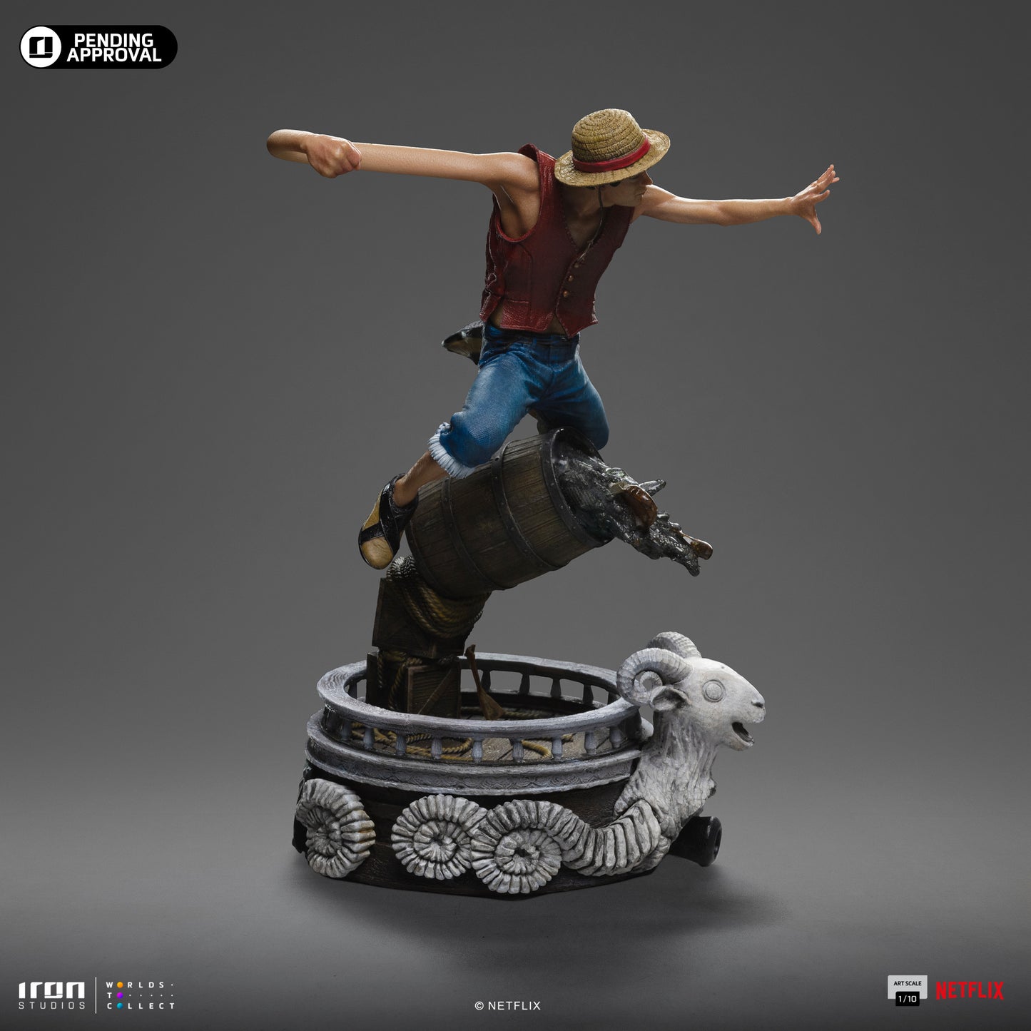 Monkey D. Ruffy Statue 1/10 (One Piece Netflix Version) - Collectiblix