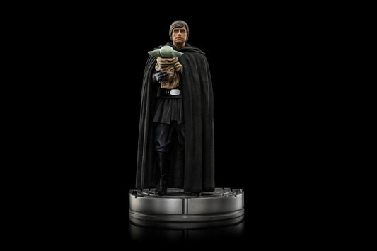 Luke Skywalker & Grogu Statue aus Star Wars The Mandalorian 1/10 Figur