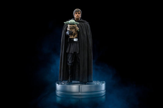 Luke Skywalker & Grogu Statue aus Star Wars The Mandalorian 1/10 Figur