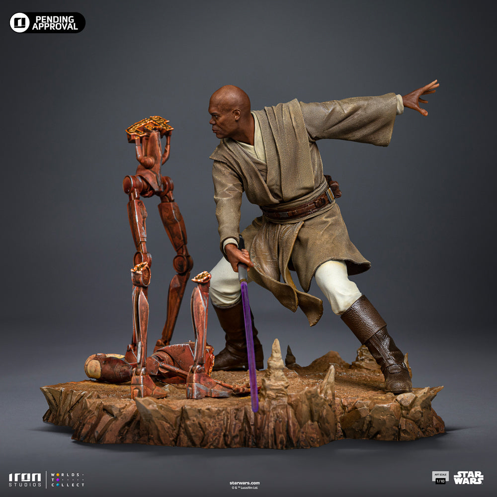 Mace Windu Statue Star Wars Art Scale 1/10 Figur
