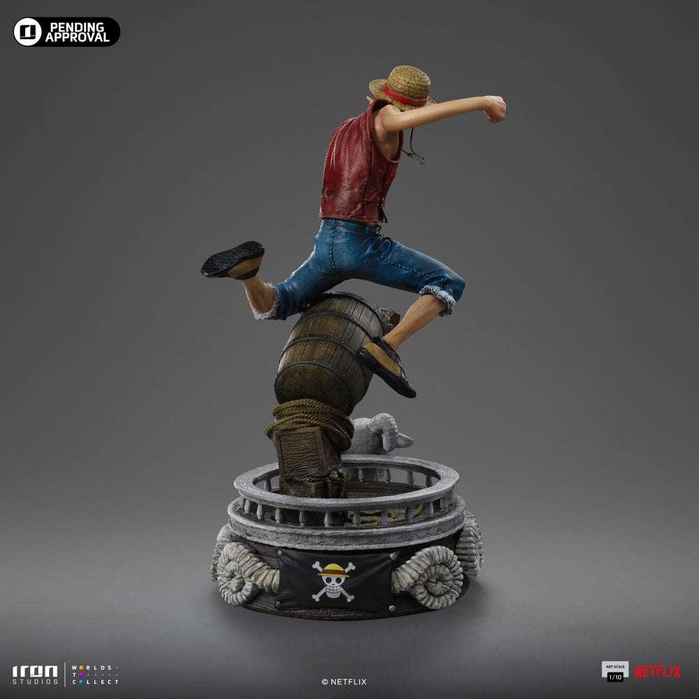 Monkey D. Ruffy Statue aus der Netflix Serie als Art Scale 1/10 Figur
