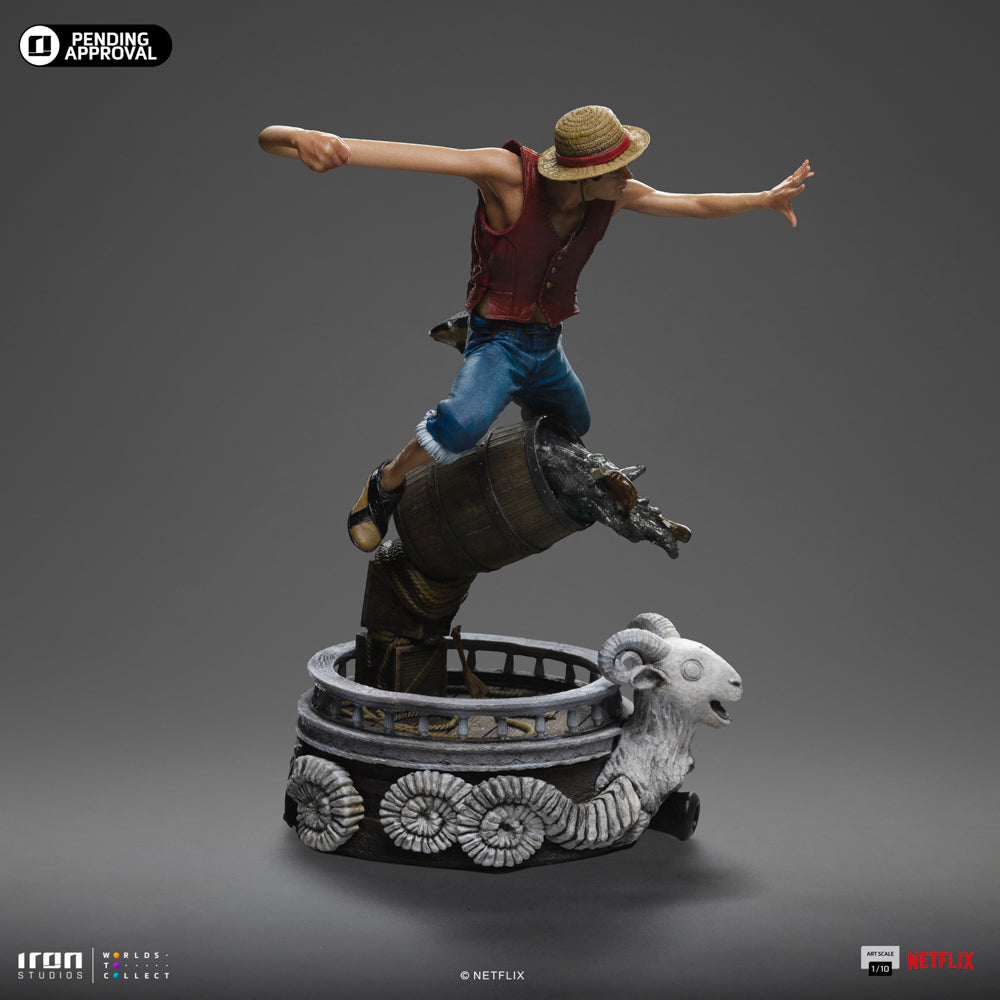 Monkey D. Ruffy Statue aus der Netflix Serie als Art Scale 1/10 Figur