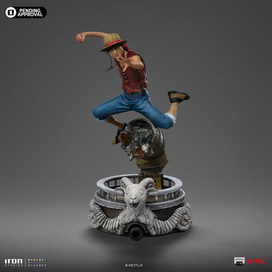 Monkey D. Ruffy Statue aus der Netflix Serie als Art Scale 1/10 Figur