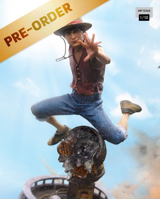 Monkey D. Ruffy Statue aus der Netflix Serie als Art Scale 1/10 Figur