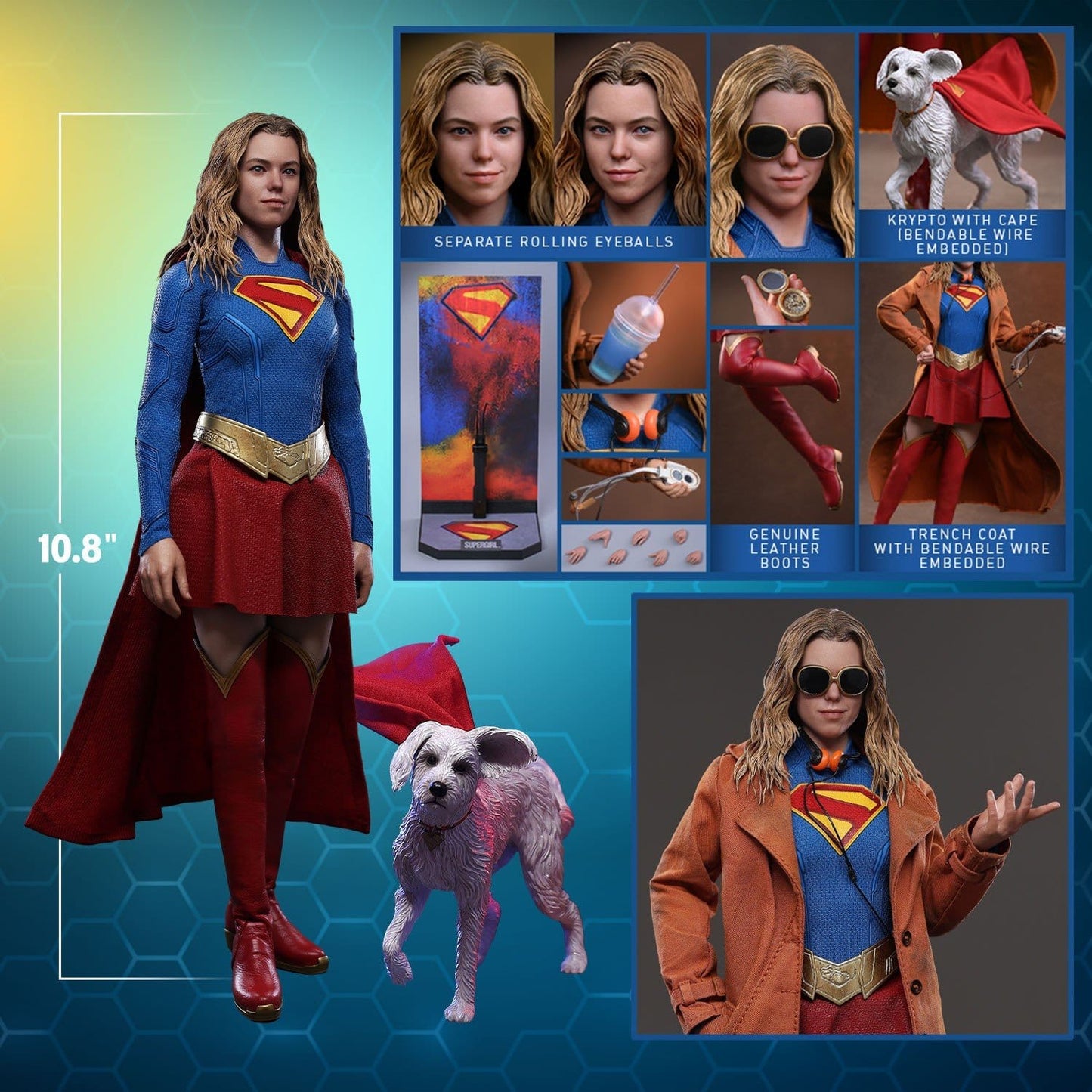 Supergirl Actionfigur DC Movie Figur von Hot Toys