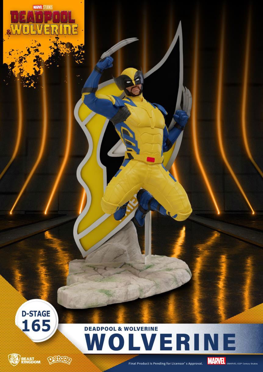 Wolverine Statue aus Deadpool 3 Marvel 16cm D-Stage Figur
