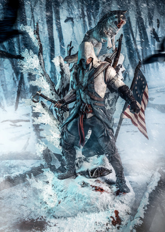 Connor Statue - Assassin's Creed Animus - 1/4 Scale