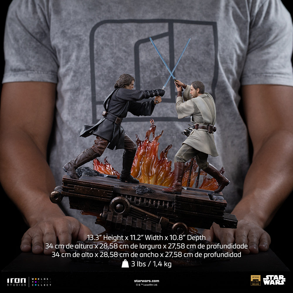 Obi-Wan vs Anakin Statue Star Wars: Revenge of the Sith Art Scale 1-10 Figur