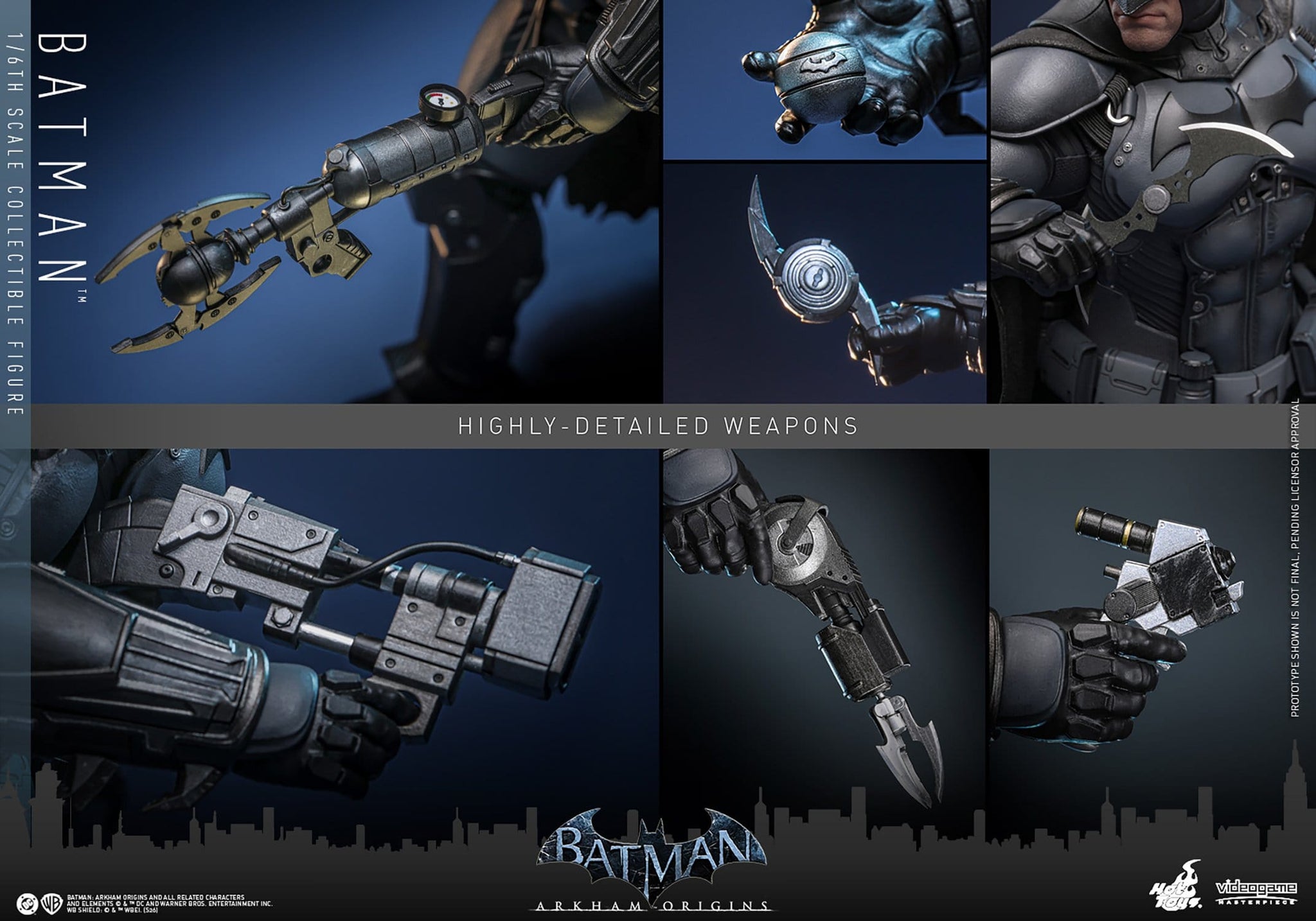 Batman Actionfigur DC Arkham Origins Figur von Hot Toys