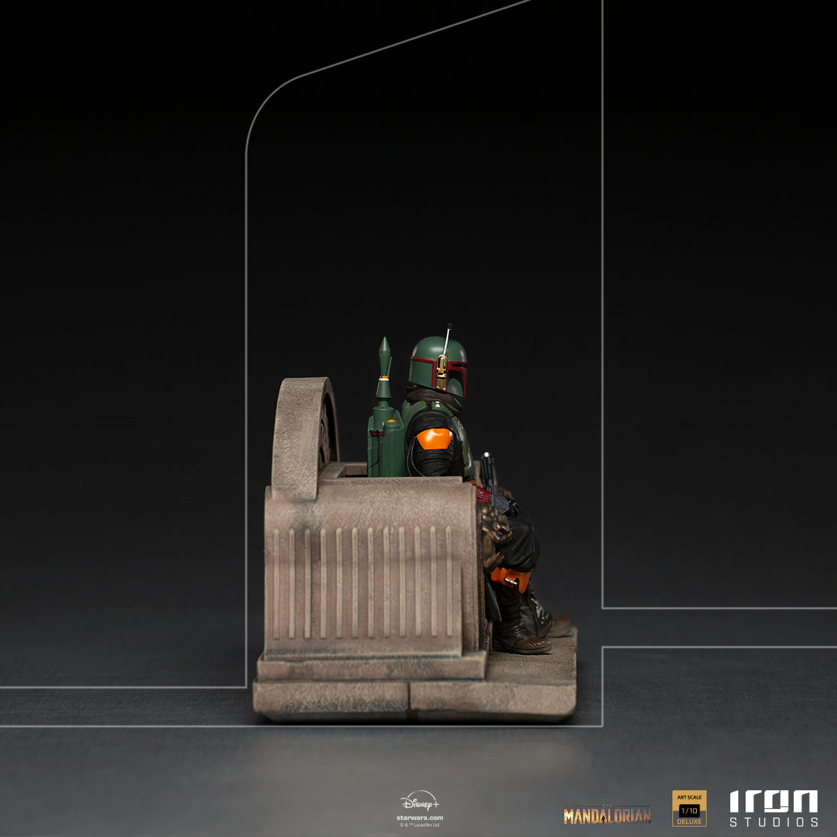 Boba Fett Statue Star Wars Disney Mandalorian Art Scale 1/10 Figur