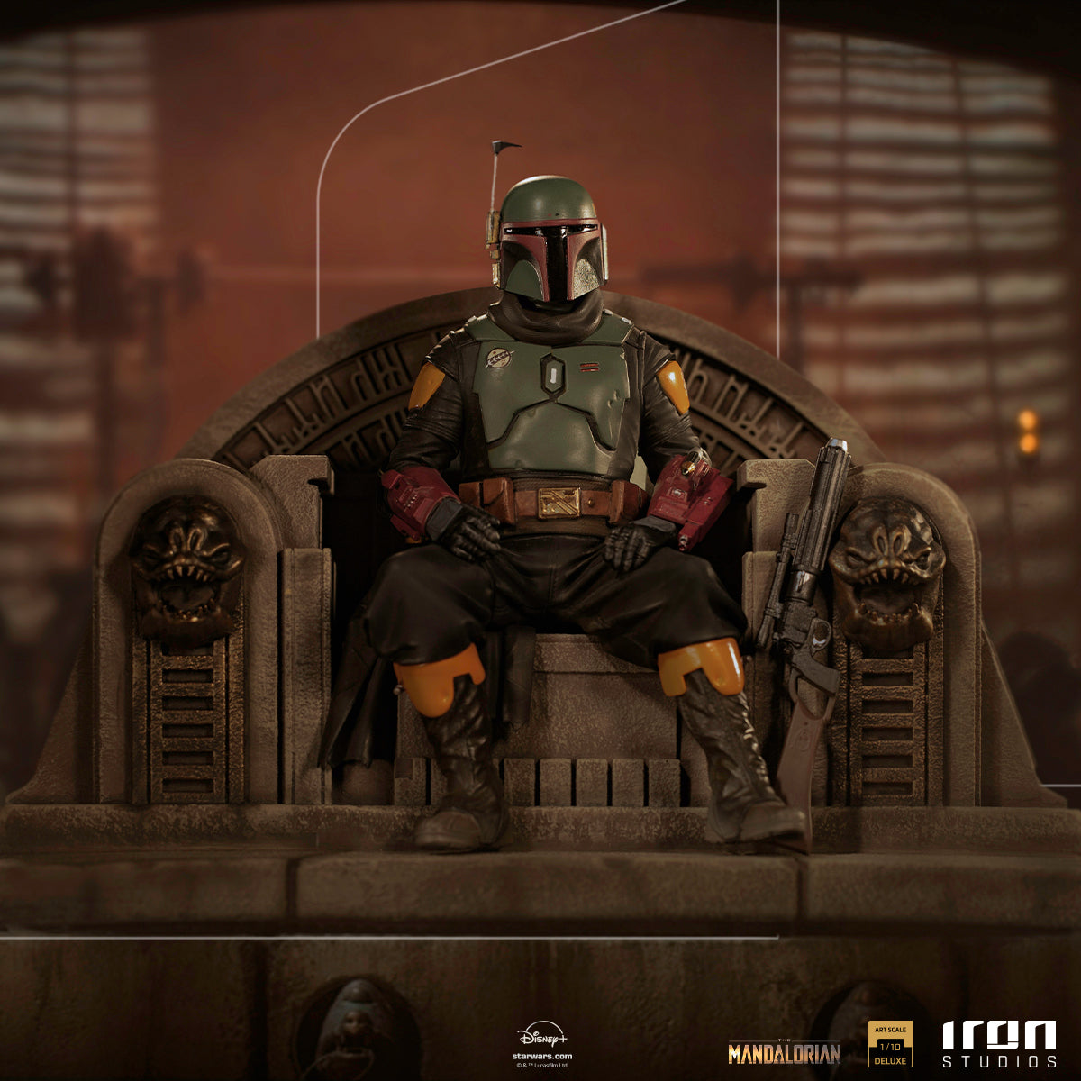 Boba Fett Statue Star Wars Disney Mandalorian Art Scale 1/10 Figur