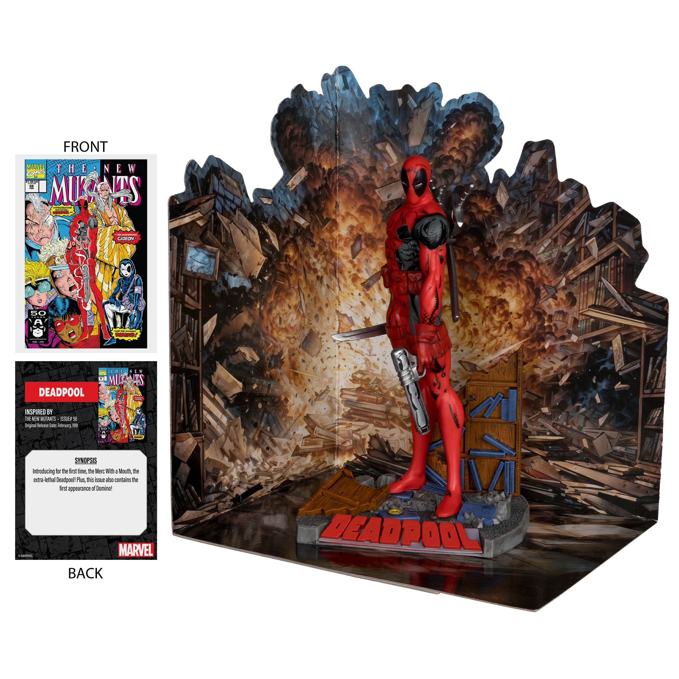 Deadpool Statue Marvel The New Mutants #98 Figur von McFarlane Toys