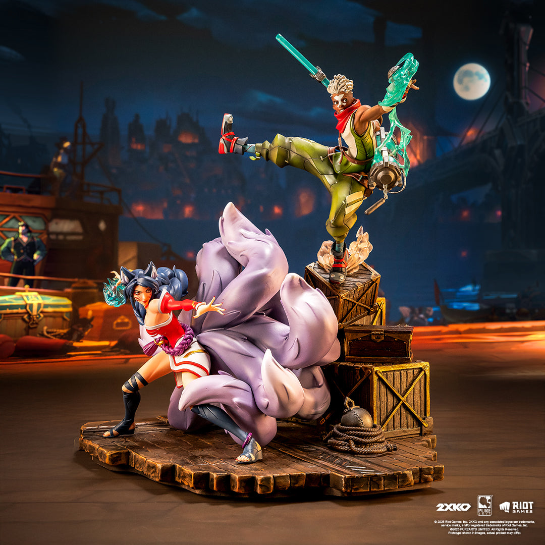 Ekko & Ahri Statue 2XKO League of Legends Pure Arts 1/10 Scale
