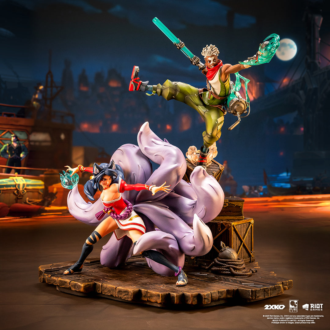 Ekko & Ahri Statue 2XKO League of Legends Pure Arts 1/10 Scale