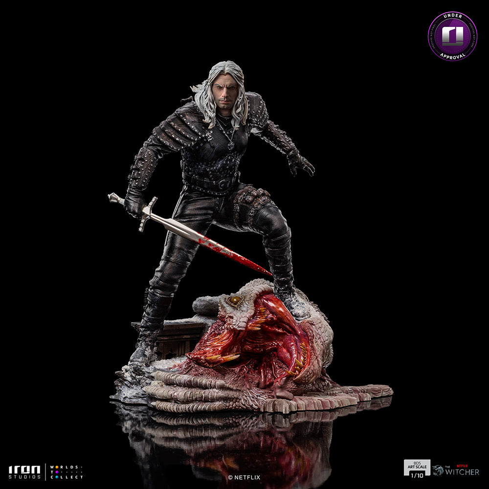 Geralt Statue The Witcher Netflix Version Art Scale 1/10 Figur