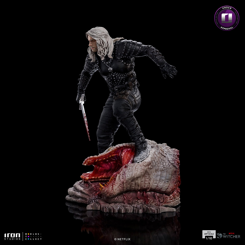 Geralt Statue The Witcher Netflix Version Art Scale 1/10 Figur
