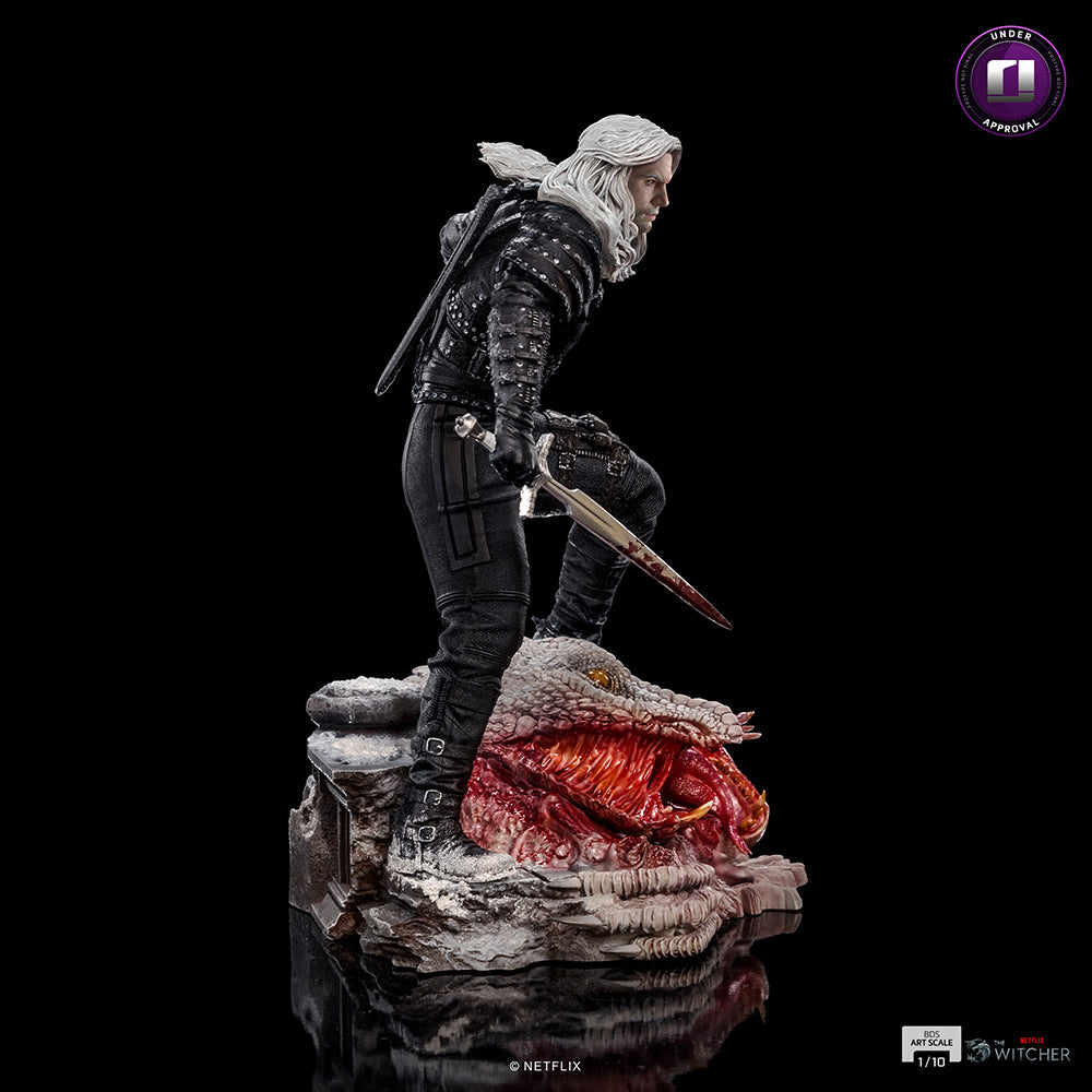 Geralt Statue The Witcher Netflix Version Art Scale 1/10 Figur
