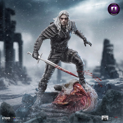 Geralt Statue The Witcher Netflix Version Art Scale 1/10 Figur