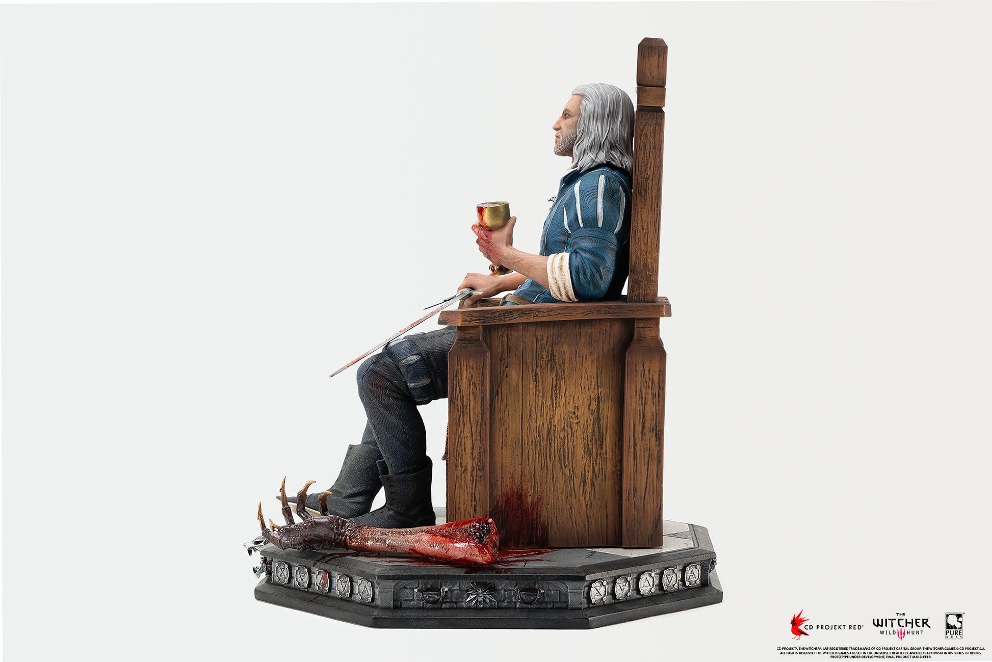 Geralt Statue aus The Witcher 3 1/6 Figur
