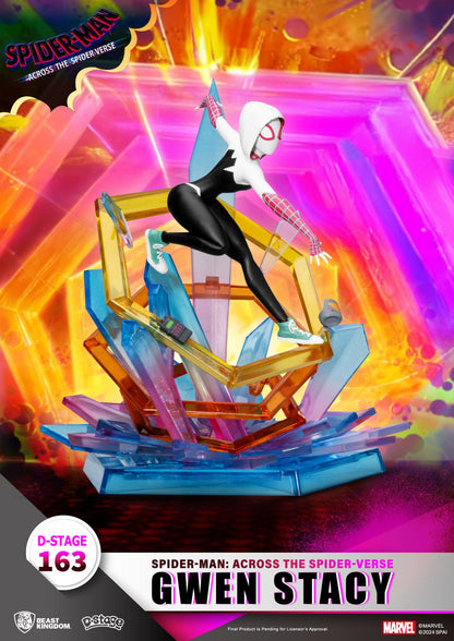 Gwen Stacey Statue aus Spider-Man: Across the Spider-Verse Marvel 15cm Beast Kingdom D-Stage Figur