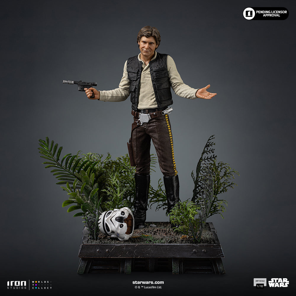 Han Solo Statue Star Wars Episode VI Art Scale 1/10 Figur