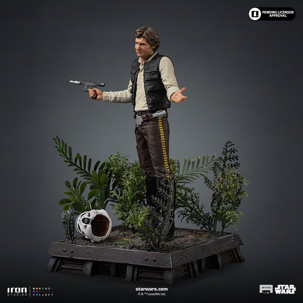 Han Solo Statue Star Wars Episode VI Art Scale 1/10 Figur