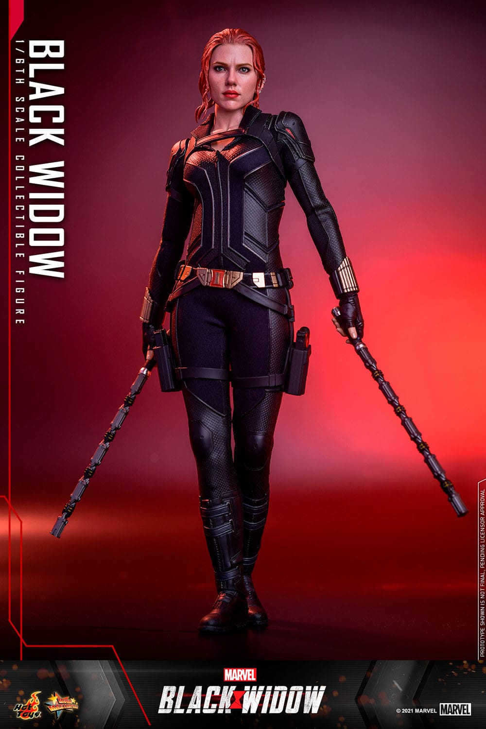 Black Widow Actionfigur Marvel Avengers Figur von Hot Toys