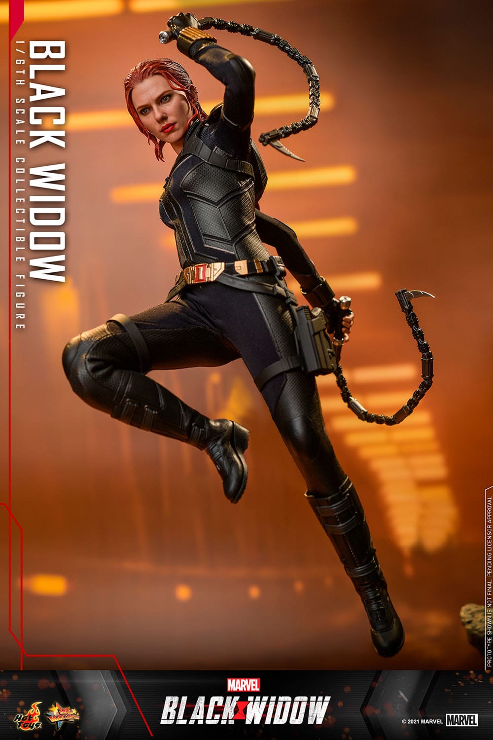 Black Widow Actionfigur Marvel Avengers Figur von Hot Toys