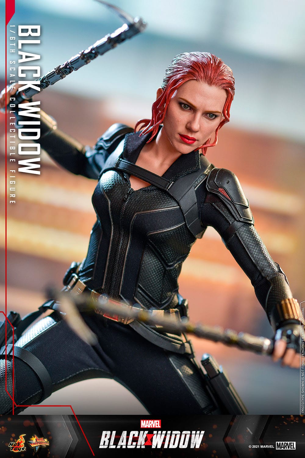 Black Widow Actionfigur Marvel Avengers Figur von Hot Toys
