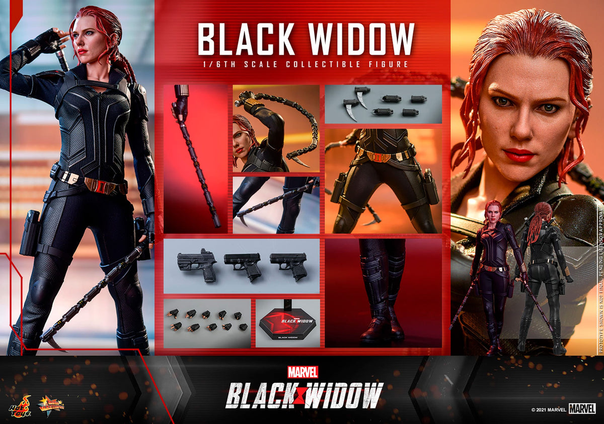 Black Widow Actionfigur Marvel Avengers Figur von Hot Toys