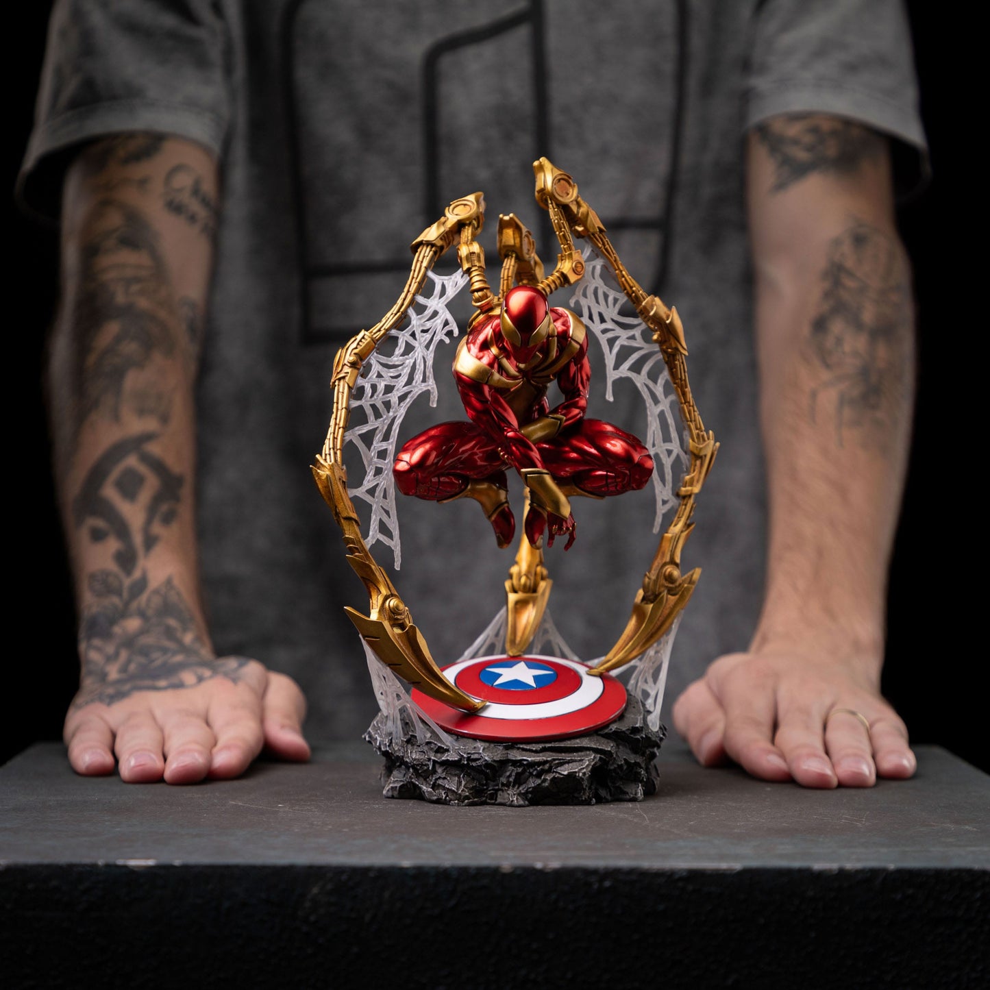 Iron Spider-Man Statue Marvel Event Exclusive Art Scale 1/10 Figur