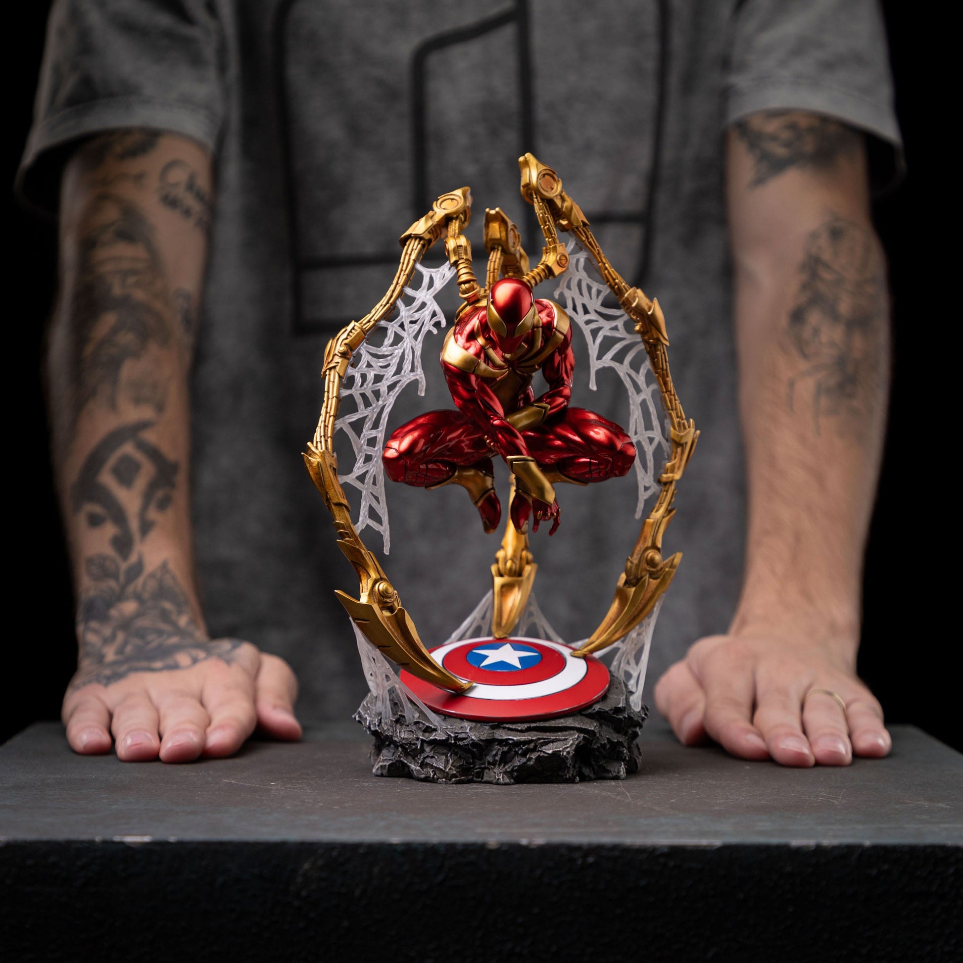 Iron Spider-Man Statue Marvel Event Exclusive Art Scale 1/10 Figur